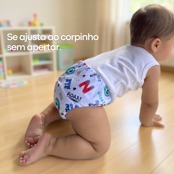 Kit Desfralde 2x Mais Rápido (Fraldas Reutilizáveis)
